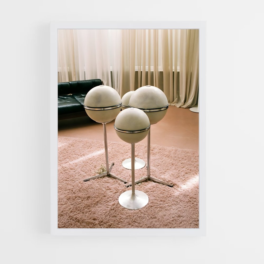 Poster Époque Spatiale – affiche Espace rétro (vue 3)